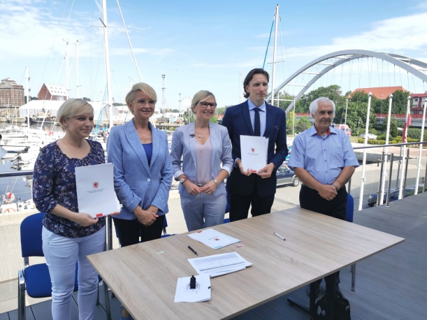 Podpisanie umowy PO RYBY 2014-2020 - 5.07.2021 r. 