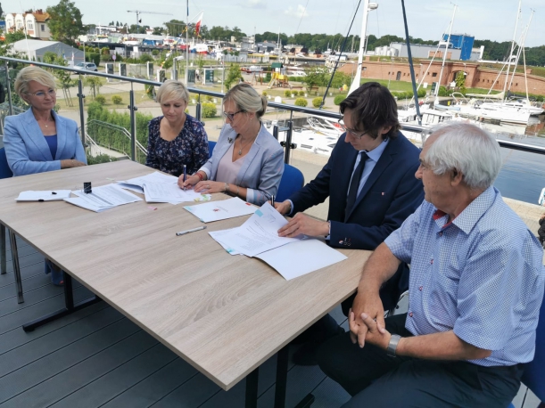 Podpisanie umowy PO RYBY 2014-2020 - 5.07.2021 r. 