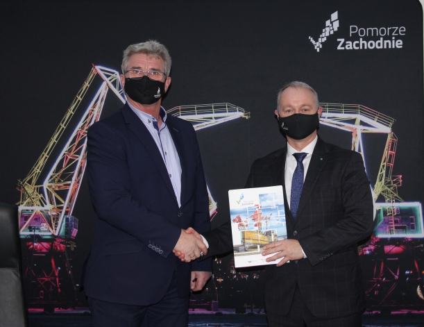 Stowarzyszenie Rybacka Lokalna Grupa Działania Pomorza Zachodniego i wicemarszałek Olgierd Kustosz