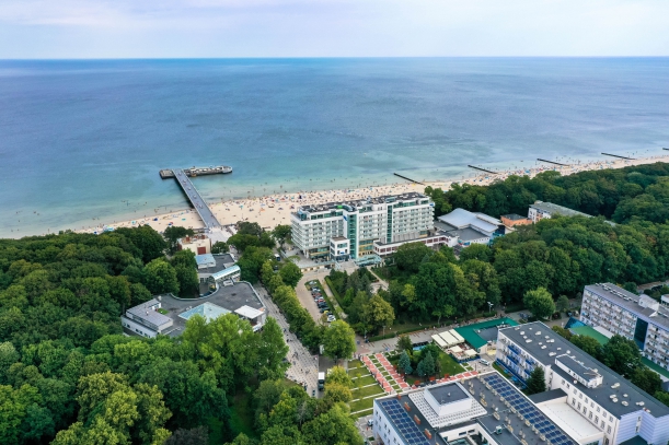 Kołobrzeg z lotu ptaka