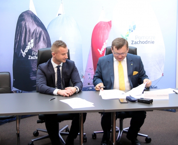 Podpisanie umów ze wsparciem z PO RYBY 2014-2020 w dn. 16 kwietnia 2019 r. w Szczecinie.