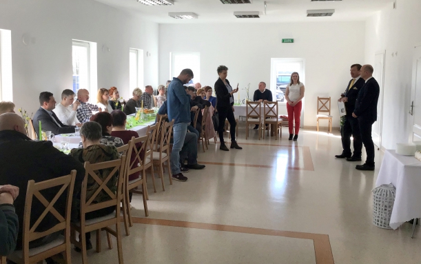 Uroczyste otwarcie świetlicy w Zielnowie w dn. 10 kwietnia br.  