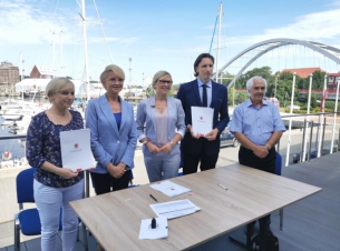 Podpisanie umowy PO RYBY 2014-2020 - 5.07.2021 r. 